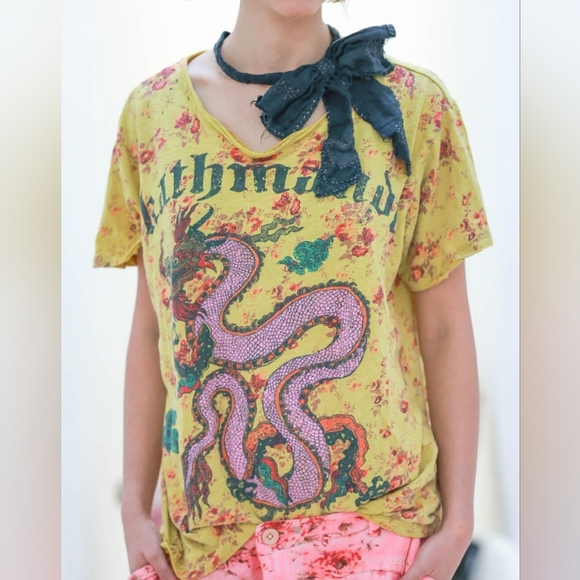 MP floral print Kathmandu tee Shirt